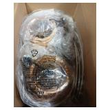 Set of 2 Rattan Table Lamps, 27in Tall Boho Table Lamps with 2 USB Charging Ports, Farmhouse Rustic Woven Seagrass Bedside Lamps for Living Room Bedroom Nightstand End Table, E26 Socket, Cream Shade