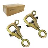 QDZCZY 2-Pack Auto Body Repair Clamp Self-Tightening Tool 5 Ton 2-Way Pull Clamp with Top and Straight Pull Force for Automotive Body Frame Repair Tool Kit