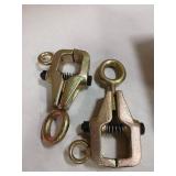 QDZCZY 2-Pack Auto Body Repair Clamp Self-Tightening Tool 5 Ton 2-Way Pull Clamp with Top and Straight Pull Force for Automotive Body Frame Repair Tool Kit