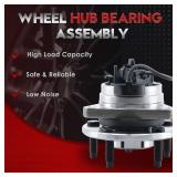 513214 Set of 2 Front Wheel Hub and Bearing Assembly for 2004-2012Malibu, 2008-2010 Cobalt HHR, 2005-2010 Pontiac G6, 2007-2009 Saturn Aura Wheel Bearing and Hub Assembly with ABS & 5-Lug