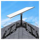 Gen 3 Starlink Roof Mount, Starlink Roof Ridge Mount with Gen 3 Pipe Adapter, Adjustable Angle Starlink Mounting Kit, No Drilling Required