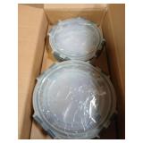 BAYZZ 24 Piece Glass Food Storage Containers with Lids, Airtight Glass Meal Prep Containers for Kitchen, BPA-Free Lunch Box, Microwave and Freezer Safe