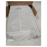 VyGrow Over the Door Pantry Organizer, 8-Tier Over the Door Organizer with Adjustable Basket, Pantry Door Organization for Pantry Kitchen Storage Room Spice Rack, White