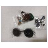 Yannasa Button Eyes Glasses Anime Merchandise Cosplay Necklace Costume Merch Accessories Gift Halloween 4pcs