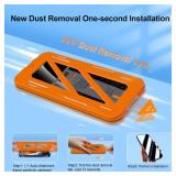 QHOHQ [1-Second Auto-Install] 3 Pack Screen Protector for iPhone 17 Pro [6.3 Inch] + 1 Set Camera Lens Protector, Shatterproof Tempered Glass, [Military Grade Protection], Anti-Finger, Case Friendly