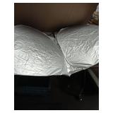 KUST Windshield Sun Shade for Volkswagen VW Golf/Rabbit/GTI/R32 MK6 5K 2009-2014 Accessories Custom Fit Sunshade Foldable Sun Visor Protector Blocks UV Rays Keep Your Car Cooler