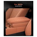 CDEFG for Hyundai Santa Fe 2024 2025 2026 MX5 Center Console Cover Armrest Box Cover for Santa Fe 2024 2025 Accessories Arm Rest Protector Santa Fe SE/SEL/XRT/Limited/Calligraphy