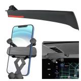 LUNQIN Car Phone Holder Mount for BMW X1 2023-2025 BMW X2 2024 2025 Auto Accessories Navigation Screen Bracket Interior Decoration Mobile Cell Phone Mount