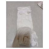 COOLJOB 100% Cotton Gloves, 6 Pairs White Cotton Gloves for Dry Hands Moisturizing & Eczema, Overnight Lotion, Sleep & Spa Treatment for Women & Men, Breathable Work Glove Liners, Medium Size