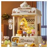 ORANGE OCEAN Large Claw Machine for Kids Girls Boys with Sound & Light, Claws Machine Toys for 4 5 6 7 8 Years Old Girls, Vending Machine Arcade Game Gifts for Kids Ages 3-4 4-6 4-8