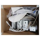 Meconard 4 Pack 6 Inch Ultra-Thin LED Recessed Ceiling Light, 3000K/4000K/5000K Selectable, Dimmable 12W=110W, 1050LM, IC Rated Can-Killer Downlights with Junction Box, ETL and Energy Star Listed