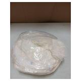 Hollowfly Christmas Cat Bed Tunnel 3ft x 3ft x 9.8in Under Christmas Tree Cat Donut Tunnels for Indoor Kittens White Xmas Winter Plush Peekaboo Cave Toy Collapsible 3 Way for Small Kitten