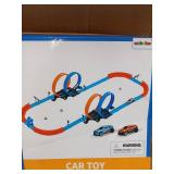 Maikolor Double Loop Race Track Set with Cars
