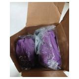 SuzziPad Foot Ice Pack Cold Socks & Gloves for Chemotherapy, Comfort Items for Chemo, Soothing for Feet, Cooling Therapy for Hand, L, Purple
