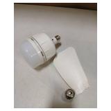 18" Socket Fan Light with Remote, Dimmable LED Ceiling Fans with Lights, Screw in Socekt Fans and 1 Socket Extender, 3 Colors 3000K-6500K, Replacement Light Bulb Fan for Kitchen Garage Bedroom, White 