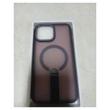 EMMPITU for iPhone 12 Pro Max Case with Kickstand, Compatible with MagSafe, [Invisible Stand] Anti-Slip Shockproof Military-Grade Protection, Magnetic Phone Case for iPhone 12Pro Max (Purple)