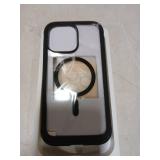 Miracase Glass Series Designed for iPhone 14 Pro Max Case 6.7 Inch, Upgrade Full-Body Magnetic Case with Built-in 9H Tempered Glass Screen Protector, with Camera Lens Protector, Magnetic Black