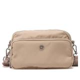 Pander Crossbody Sling Bag  Everyday Purse with Adjustable Strap, Perfect for Travel, Errands, and Daily Use, Raw Linen