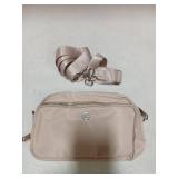 Pander Crossbody Sling Bag  Everyday Purse with Adjustable Strap, Perfect for Travel, Errands, and Daily Use, Raw Linen