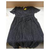 AISWI Maternity Cocktail Dress Sparkly Mesh Wrap Bodycon Baby Shower Wedding Guest Pregnancy Shoot Fall V Neck Formal Short Sleeves, Black, Large