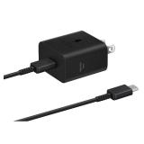 Samsung 25W Wall Charger Power Adapter with Cable, Super Fast Charging, Compact Design, Energy Efficient, Compatible with Galaxy and USB Type C Devices, Black