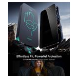 ESR 2 Pack 9H+ Glass for iPhone 17 Pro Max Privacy Screen Protector, [Military Grade Shatterproof & Highly Durable] Armorite Anti-spy Tempered Glass with UltraFit Tray