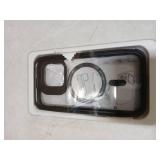 ESR for iPhone 14 Pro Case with Stand, Compatible with MagSafe, Full-Body Military-Grade Drop Proof Case with Built-in 9H+ Tempered Glass Screen Protector, Armor Series, Clear Black