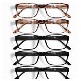 Gaoye Professional Reading Glasses for All Day - Computer Readers with Blue Light Protection - Value Pack