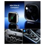 Wireless CarPlay Adapter for Apple iPhone - Upgrade Wired CarPlay to Wireless Device, Mini T-Shaped for Car USB Plug and Play Auto Reconnect, for GPS Navigation Audio Satellite Radio Equipment