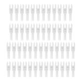 PATIKIL Archery Arrows Nocks 4.2mm 0.165", 50 Pack Insert Arrow Nock Replacement for Hunting Arrows Compound Bow Recurve Bow, White