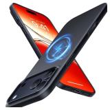 TORRAS Magnetic Slim-Fit for iPhone 17 PRO MAX Case, Ultra-Thin 17 ProMax Phone Case Compatible with MagSafe, Light Anti-Scratch Matte Hard PC Bayer 6.9 inch OriginFit, Matte Black