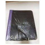 TCGUARD 9 Pockets Trading Card Binder with Sleeves Card Organizer, 900 Double Sided Pocket PU Card Collection Binder, Baseball Binder,for Sports Card, MTG, TCG Yugioh Card (Purple)