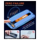 DIMONCOAT 3-PACK TOP 9H+ Glass for iPhone 15 Pro Max Privacy Screen Protector [Auto Alignment Kit] [10X Military Protection] UNBREAK Tempered Glass Film for iPhone 15 Pro Max 6.7 inch Case-Friendly