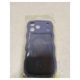 BENTOBEN Magnetic for iPhone 17 Pro Max Case, Cute Wavy [Full Camera Protection][Compatible with MagSafe] Matte Anti-Slip Bumper Women Men Boys Protective Cover for 17 ProMax 6.9", Blue