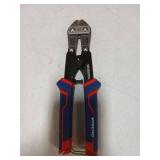 WORKPRO Mini Bolt Cutter 8-inch, Spring Loaded Wire Cutters Heavy Duty with Soft Anti-slip Handle, Small Bolt Cutter, Wire Cable Cutter, Spring Snips Clippers (Upgrade Grip)