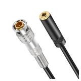 MEIRIYFA BNC Male to 3.5mm (1/8") Female Plug TRS Stereo Coaxial Power Audio Cable(0.5M) (BNC Male to 3.5mm Female)