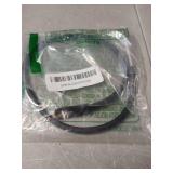 MEIRIYFA BNC Male to 3.5mm (1/8") Female Plug TRS Stereo Coaxial Power Audio Cable(0.5M) (BNC Male to 3.5mm Female)