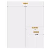 BXIHUR 4 Pcs Trifold Poster Board, 26x17 inches White Poster Board Comes with Sticky Accessories, Corrugated Presentation Boards, Display Board for School Projects, Business Presentations
