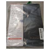 SUNEE 2026 Appointment Book, Quarter-Hourly, Weekly & Monthly - from January 2026 - December 2026, 8.5"x11" Weekly Planner, Flexible Cover, Note Pages, Pockets, Bookmark, Spiral Binding, Black