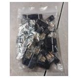 Low Voltage Wire Connector, Double Wire Plug in Connector with Locking Buckle, Led Light Strip Connectors 2 Pin - No Wire Stripping Cutting (50PCS)