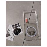 FNTCASE for Samsung-Galaxy Z-Flip-7 Magnetic Case: Clear Military Grade Drop Protection Anti Yellowing Cell Phone Cover - Rugged Shockproof Protective Bumper Transparent Phonecase