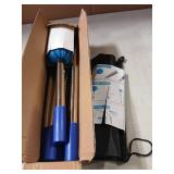 Extended Reach Cobweb Duster with 8-Foot Pole - Medium Bristle Brush for Ceiling, Wall, and Indoor/Outdoor Cleaning, Lightweight Stainless Steel (8 FT)