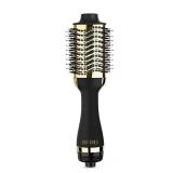 HOT TOOLS 24K Gold Blow Dryer Brush - Hot Air Brush for Salon-Worthy Volume in One Step - Volumizer with 24K Gold Technology for Fast Styling & Long-Lasting Results