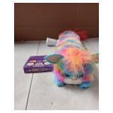 FURBY DJ Interactive Toy, Super Snuggly Rainbow Electronic Plush with Music, Lights, Motion, & Games, Speaks English & Furbish, 32in Long, Ages 6+