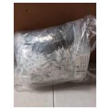 ShinHye Cat Bed Round Plush Fluffy Hooded Cat Bed Cave, Cozy for Indoor Cats or Small Dog beds, Soothing Pet Beds Doughnut Calm Anti-nxiety Dog Bed - Waterproof Bottom Washable (20x20inch, Grey)