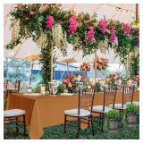 Fitable 6 Pack Bronze Rectangle Table Clothes - 70 x 108 Inch - Wrinkle and Stain Resistant Fabric Fall Tablecloths, Washable Polyester Table Covers for Wedding Thanksgiving Party Banquet Events