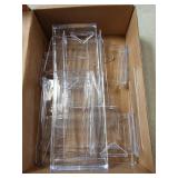 Memorywuu 12 Pack Acrylic Book Stand for Display Adjustable Clear Display Holder Easel Collector Stand for Home Office Back to School Comic Album CD Magazine Postcard Artworks (4.2 x 4.3 x 2.35 Inch)