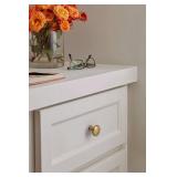 Amerock Edona 1-1/4 inch (32mm) Diameter Champagne Bronze Cabinet Knob - 25 Pack