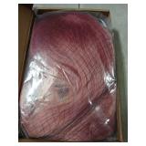 Yearntown Fish Wigs Halloween Fish Costume Anime Character Cosplay 26 Inches Rose Red Gradient Long Wavy Wig Purple Gloves for Halloween Dress up Party Accessories