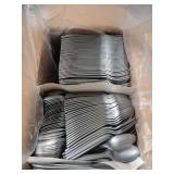 PLASTICPRO 1000 piece Cutlery Combo set of Silver Plastic Forks, Spoons, and Knives Disposable Colored Cutlery Bulk Pack Variety Pack for Party Home Office